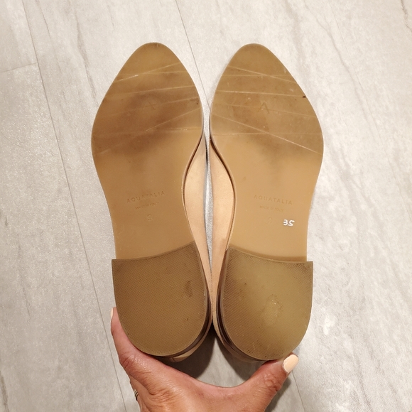 AQUATALIA Golda Suede Waterproof Loafer in Sand - Picture 8 of 8